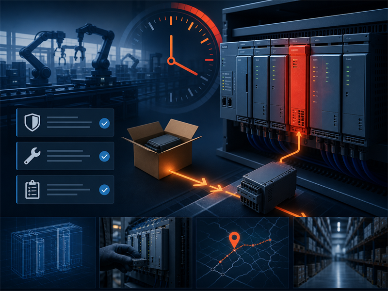 How to Reduce Downtime When a PLC Module Fails